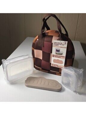 Mine Lunch Bag Set with Food Containers and Ice Pack